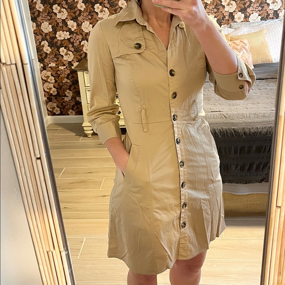 Ann Taylor Classic Beige mini dress
